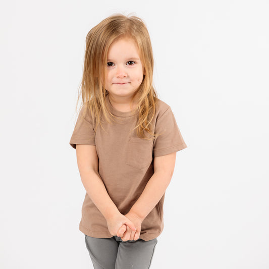 Everest Pocket Tee - Truffle