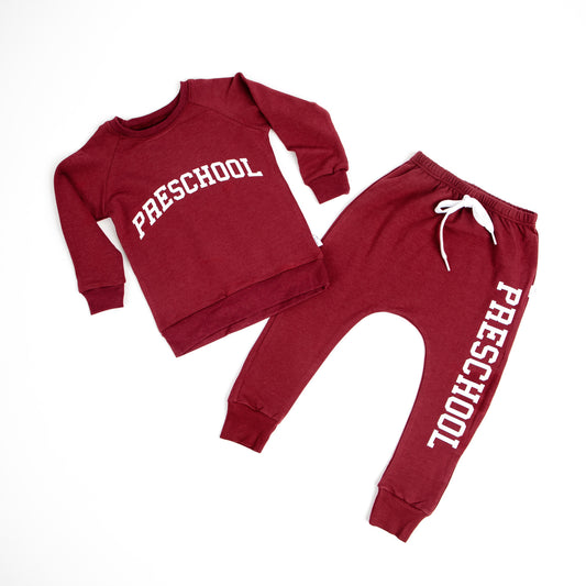 Preschool Joggers - Maroon